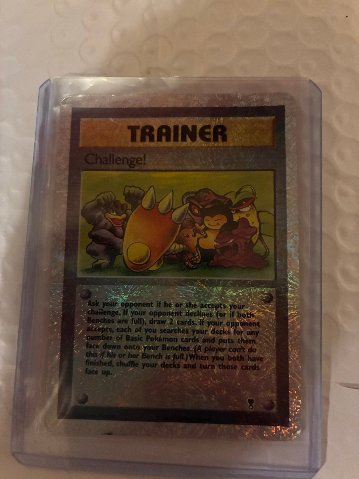Pokemon Trainer Legend Collection Kaart - Challenge!, Ophalen of Verzenden, Zo goed als nieuw, Losse kaart