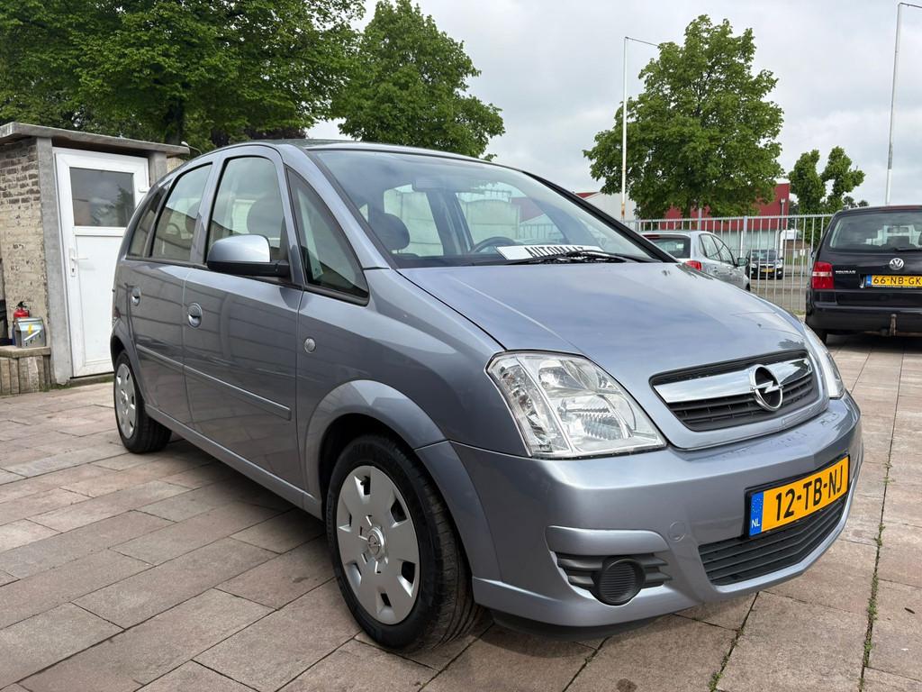Opel Meriva 1.6-16V Enjoy Automaat|NAP|Hoge instap, Auto's, Gebruikt, Zwart, Origineel Nederlands, Meriva