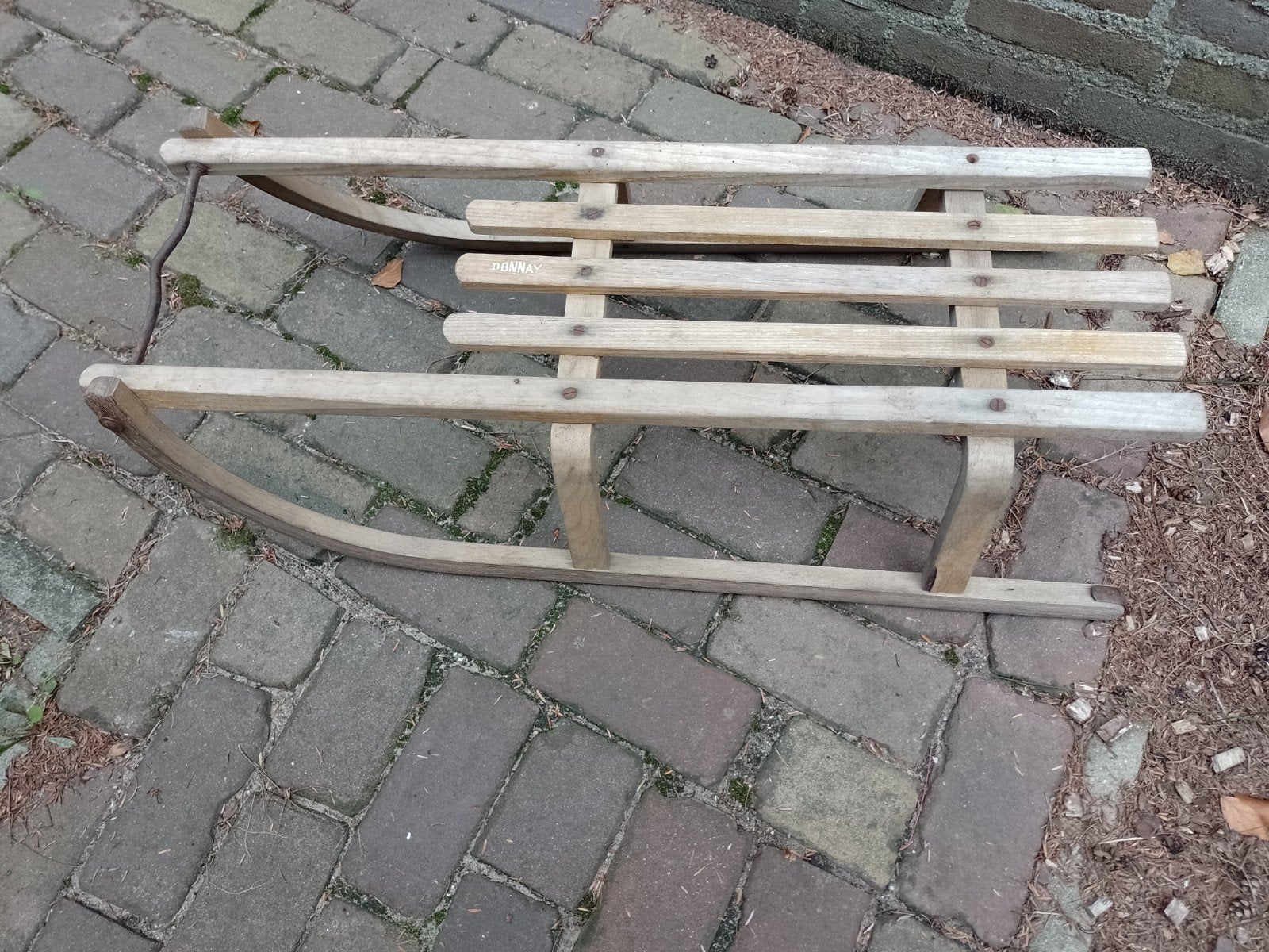 vintage houten slee, Ophalen of Verzenden, Gebruikt