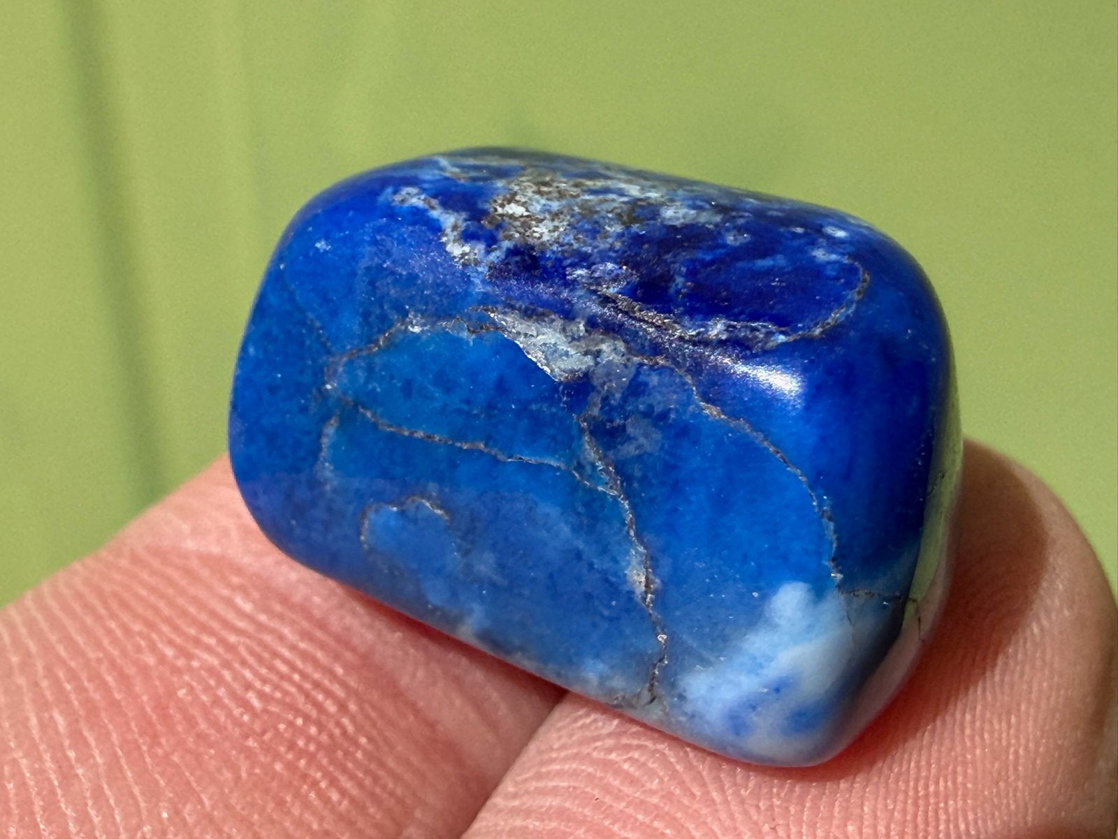 Lapis Lazuli broekzaksteen trommelsteen mineralen, Verzamelen, Mineralen en Fossielen, Ophalen of Verzenden, Mineraal