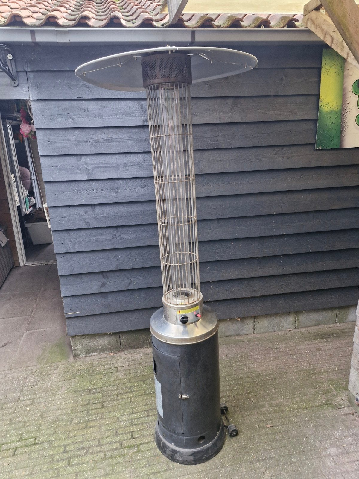 Terras heater eurom, Tuin en Terras, Ophalen, Gebruikt, Gas, Vloer