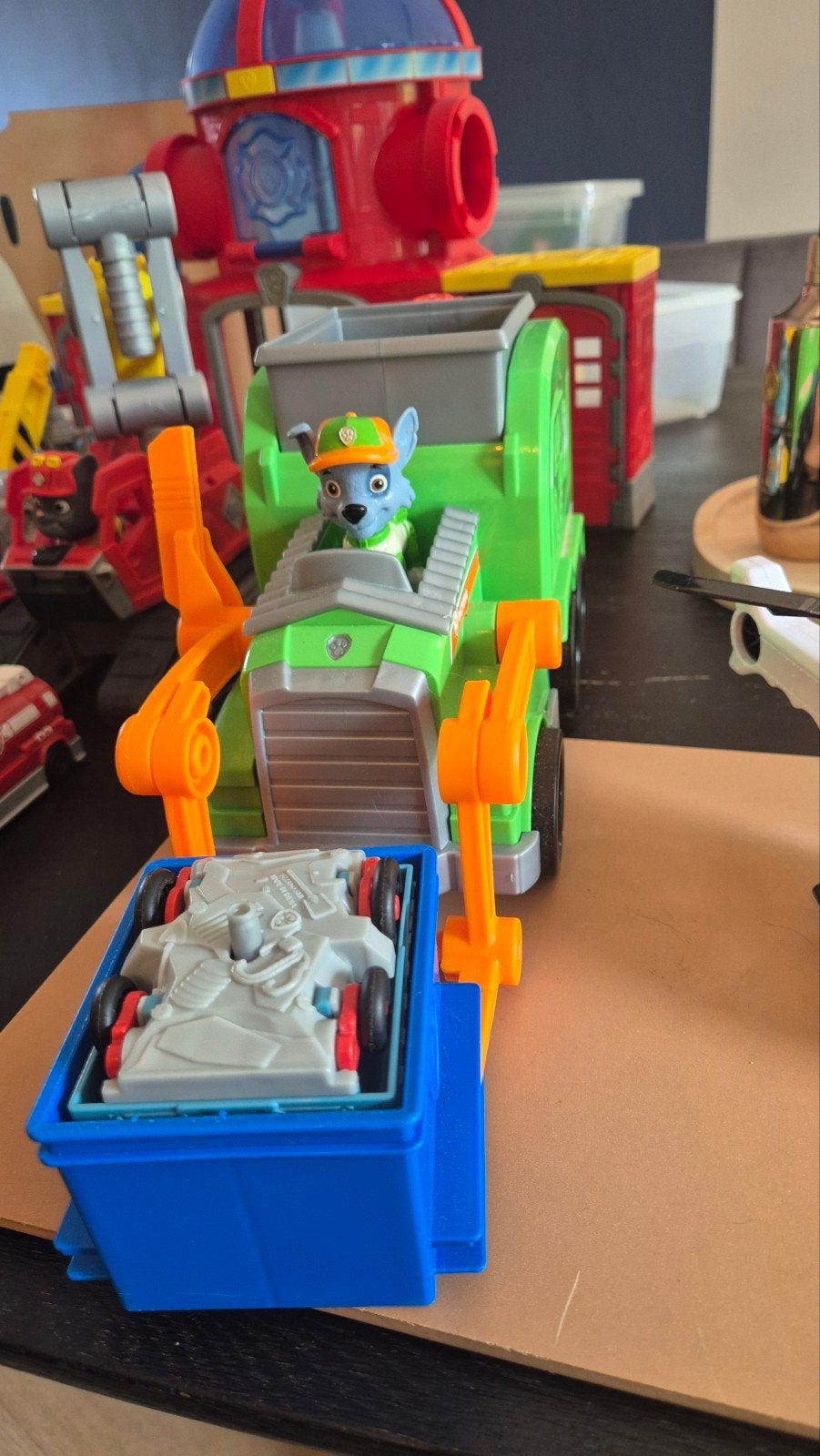 Grote Paw Patrol speelgoed collectie - voertuigen en figuren, Ophalen of Verzenden, Gebruikt, Jongen of Meisje