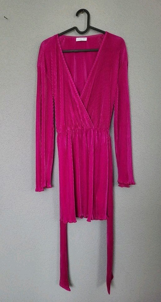 Loavies plissé jurkje maat XS/S, Ophalen of Verzenden, Knielengte, Roze, Maat 36 (S)