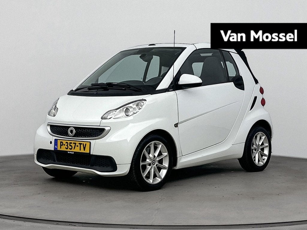 smart fortwo cabrio 1.0 Passion 84PK | Automaat | Stoelverwa, Auto's, Smart, Automaat, Gebruikt, Cabriolet, Wit