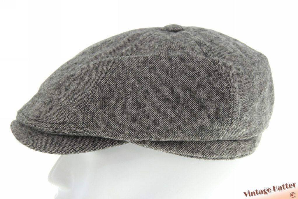 Vintage Paperboy pet grijs met drukknoop 60 = XL, Kleding | Heren, Ophalen of Verzenden, Zo goed als nieuw, 60 cm (XL, 7½ inch) of meer