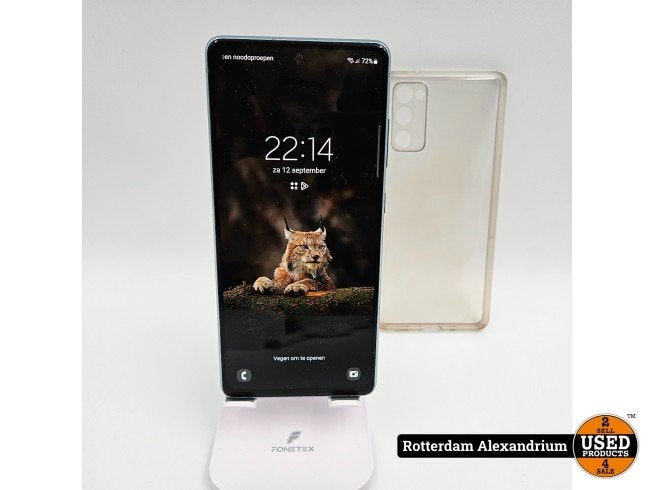 Samsung S20 FE 128GB Cloud Mint Krasvrijscherm | Nette Staat, Telecommunicatie, Samsung, Zo goed als nieuw, Support@Samsung.com