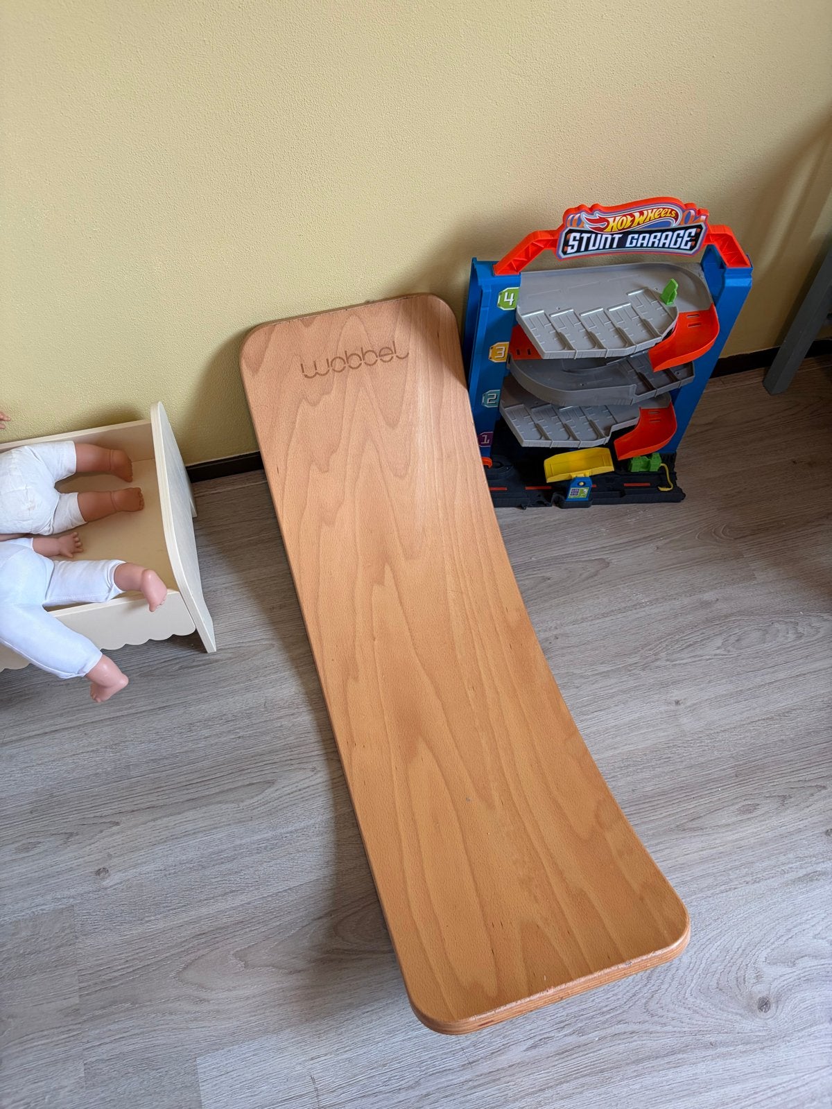 Wobbel Original Board met Grijs Vilt, Ophalen, Gebruikt, Jongen of Meisje