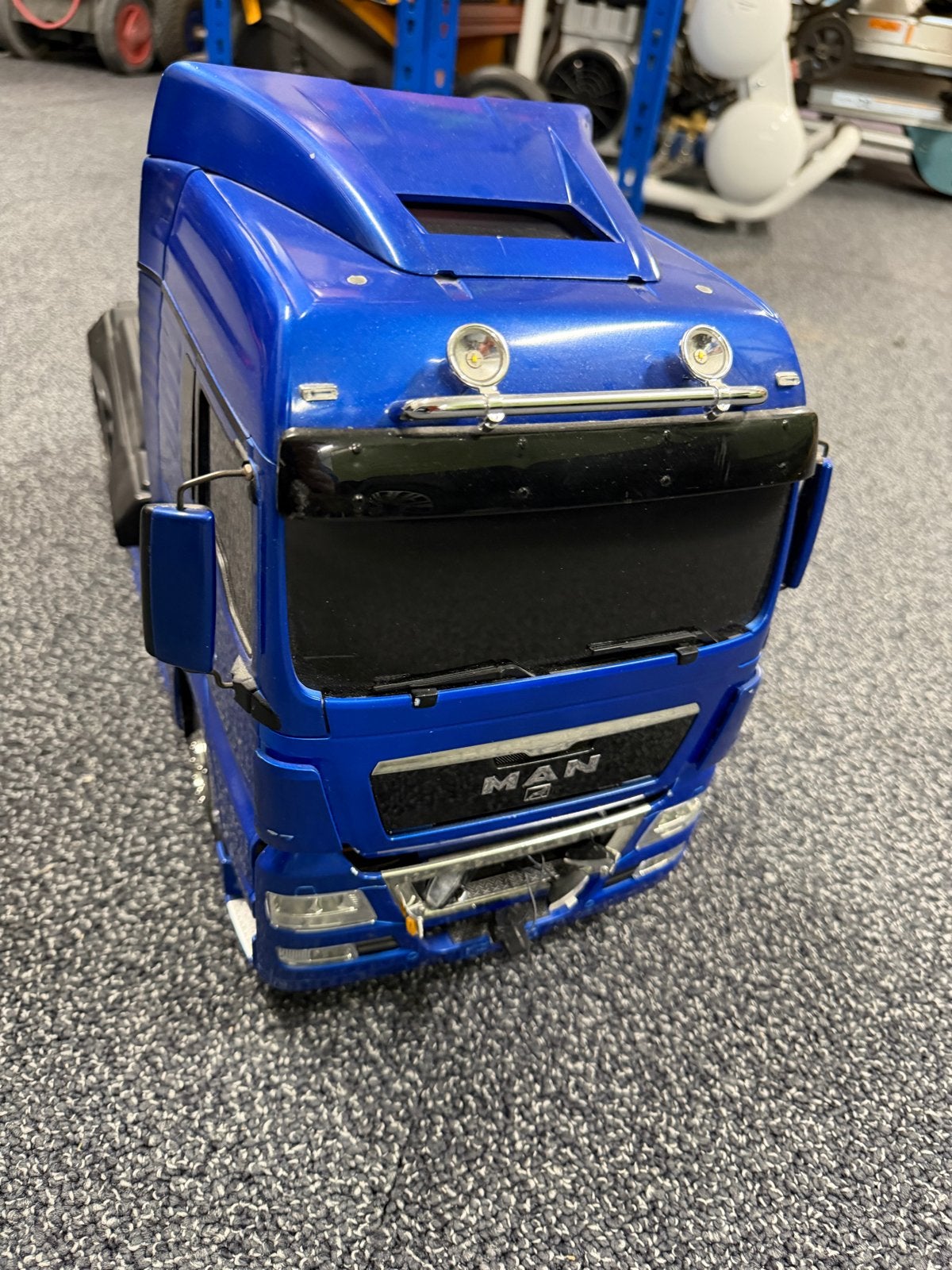 RC MAN Truck met geluid en rijfunctie, Overige merken, Gebruikt, Groter dan 1:32, Ophalen of Verzenden