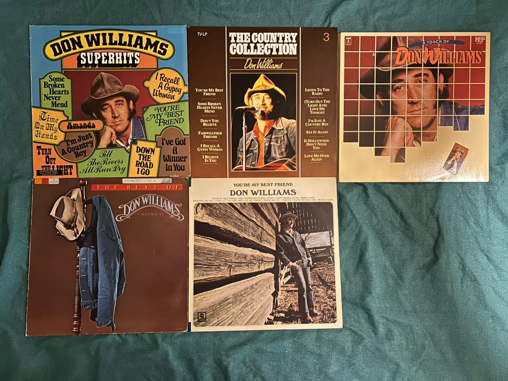 5 LP's Don Williams (ook per stuk te koop), Ophalen of Verzenden, Gebruikt, 12 inch