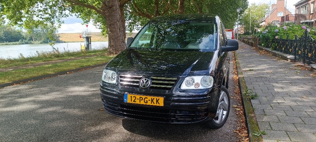 Volkswagen Caddy 1.4 55KW Kombi 2004 Zwart, Voorwielaandrijving, Stof, 700 kg, Volkswagen