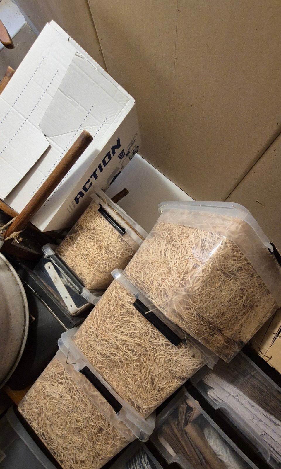 Houtwol  Ev. In kratten 5 kg. Lees beschrijving aub., Ophalen of Verzenden