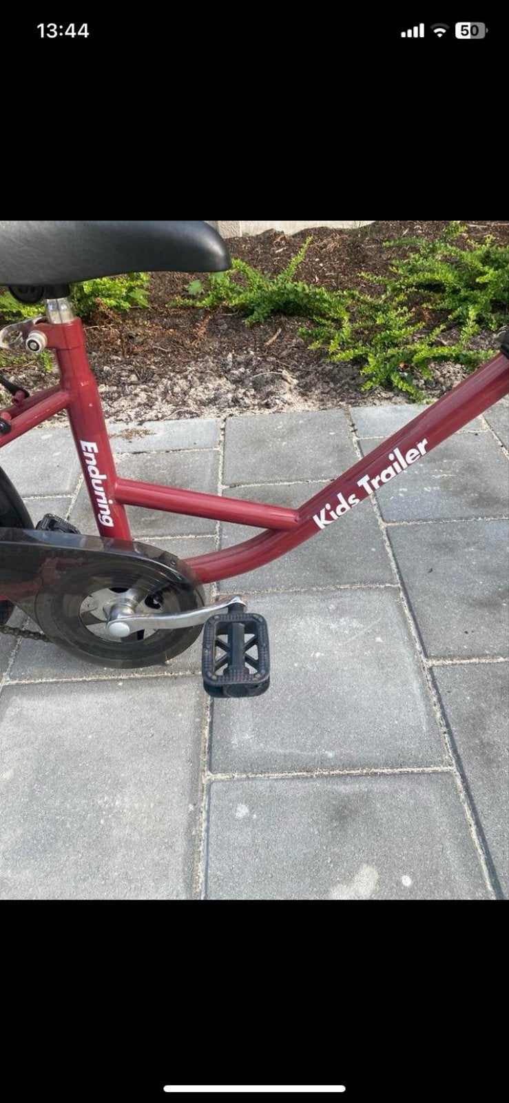 Kids Trailer Aanhangfiets - Rood, Ophalen, Gebruikt, Aanhangfiets, Minder dan 20 kg