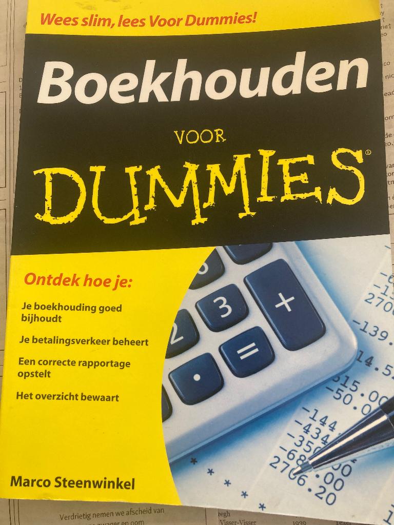 Boekhouden voor dummies, Ophalen of Verzenden, Alpha, Gelezen, Niet van toepassing
