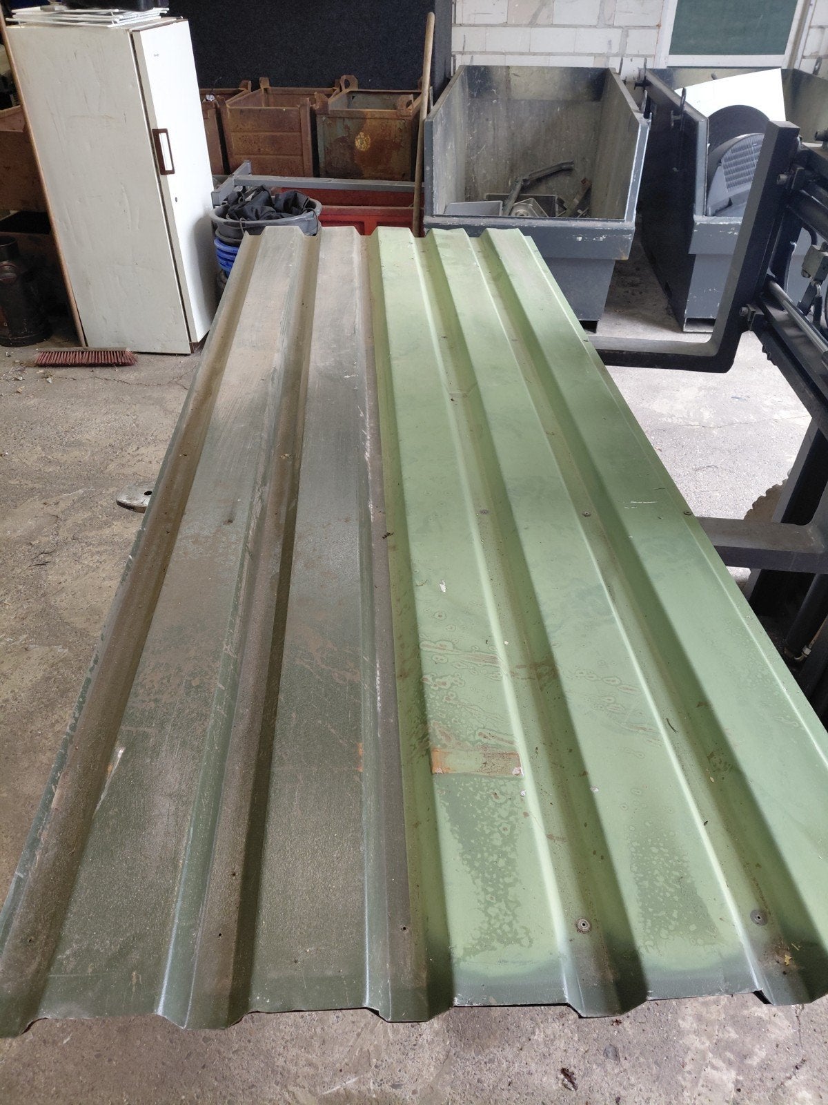 4 damwand platen dakplaten 108x 285, Ophalen