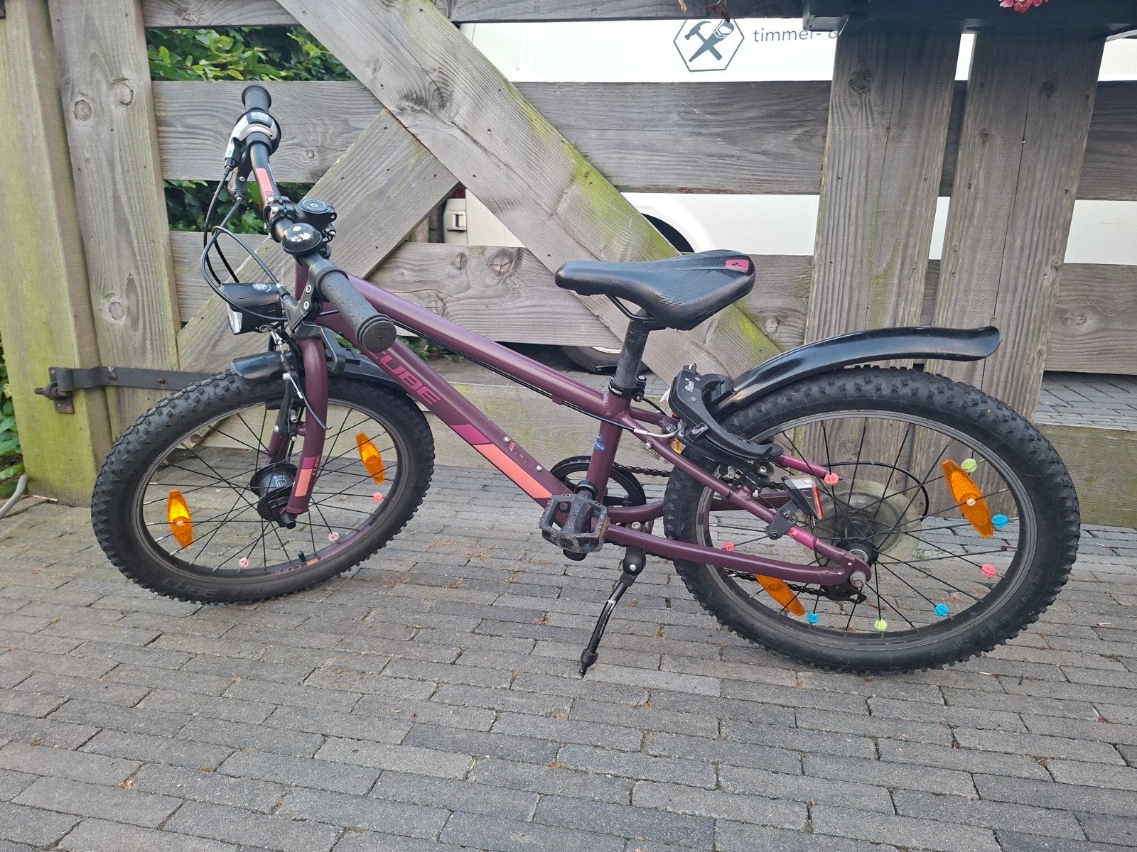 Cube Acid 200 Kinderfiets - Paars, 20 inch, 20 inch of meer, Ophalen of Verzenden, Zo goed als nieuw, Cube