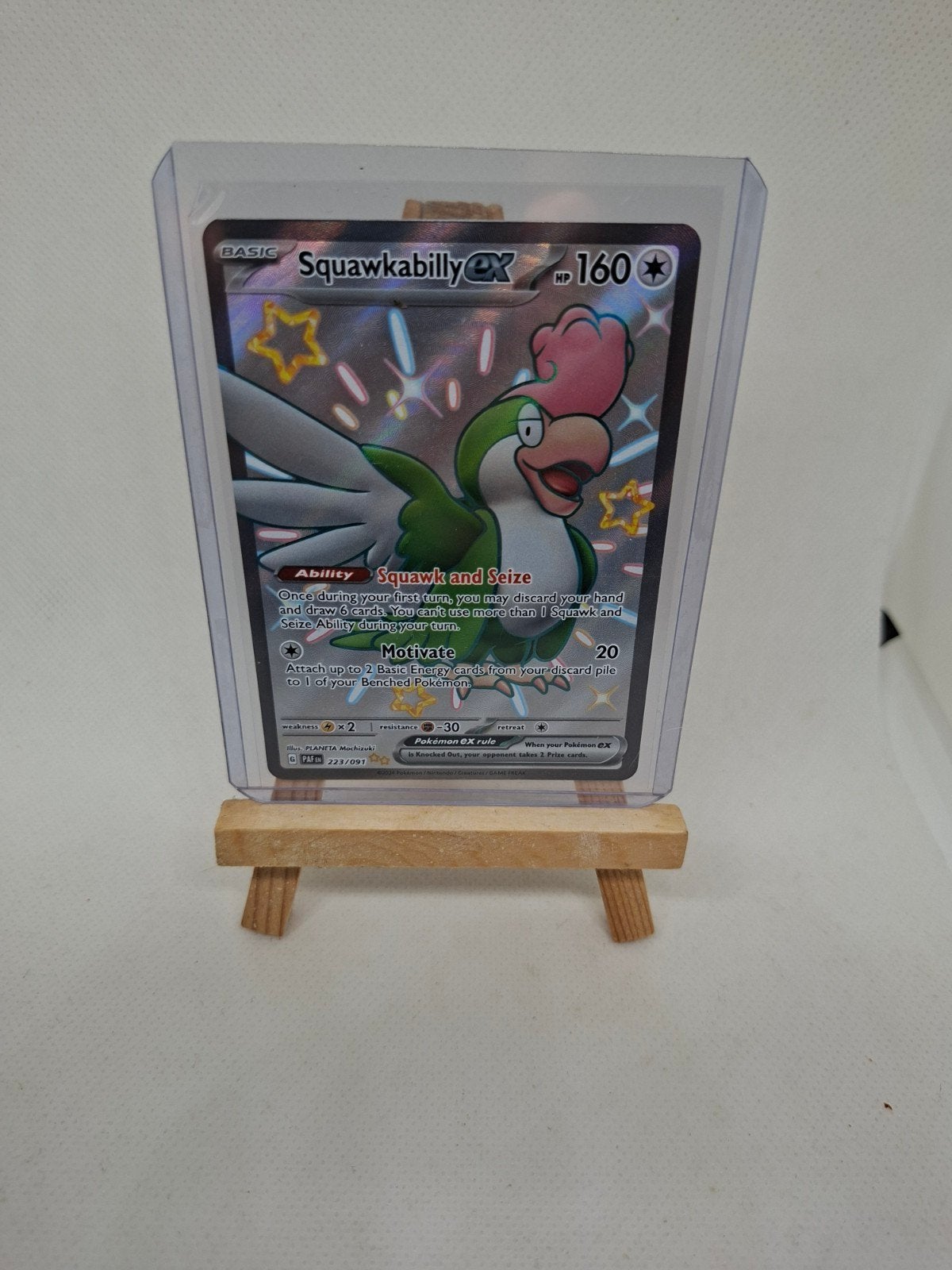 Pokemon kaart Squawkabilly 223/091, Ophalen of Verzenden, Zo goed als nieuw