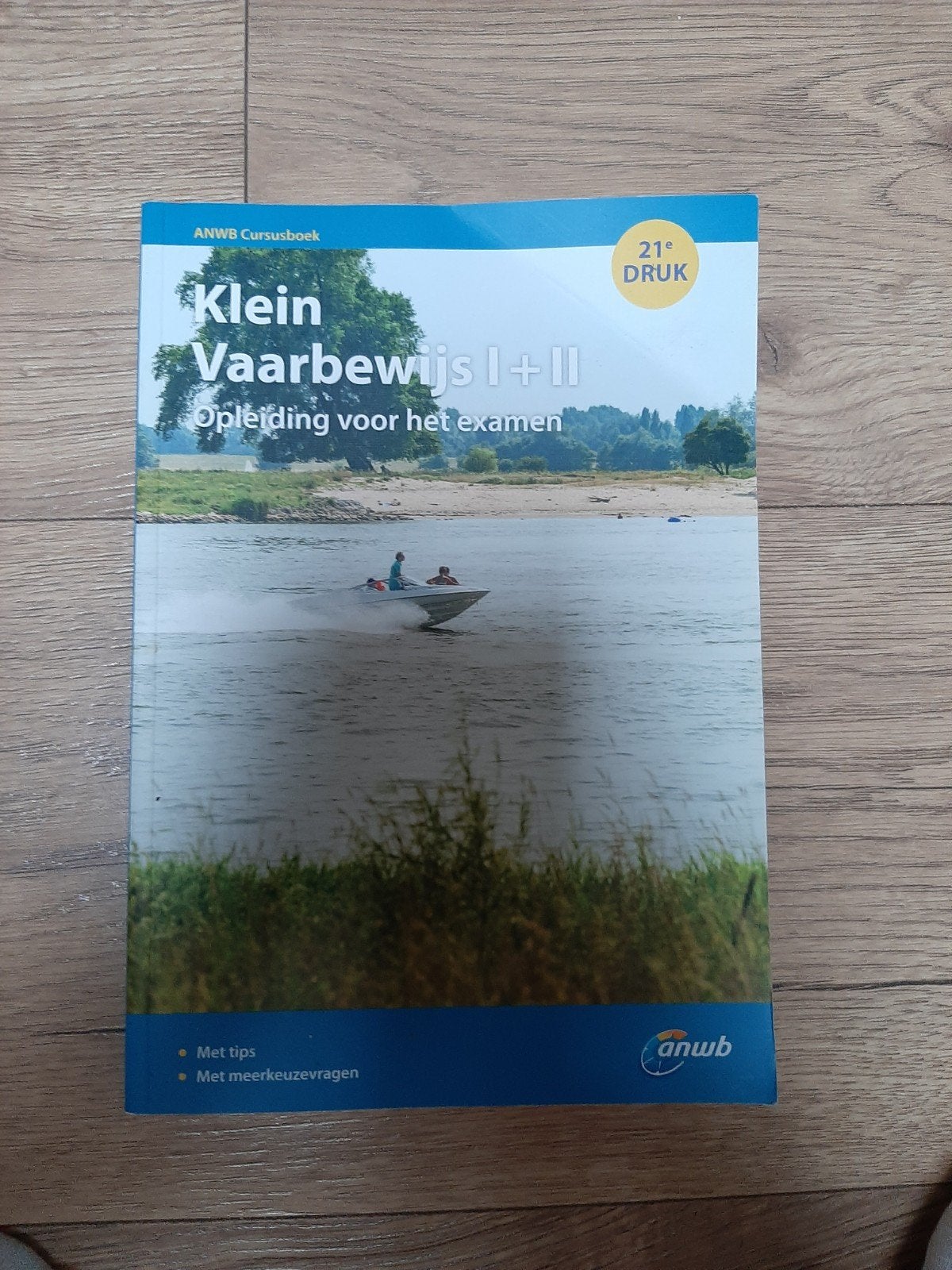 ANWB Cursusboek Klein Vaarbewijs I + II - 21e druk, Ophalen of Verzenden, Zo goed als nieuw, Overige niveaus, ANWB
