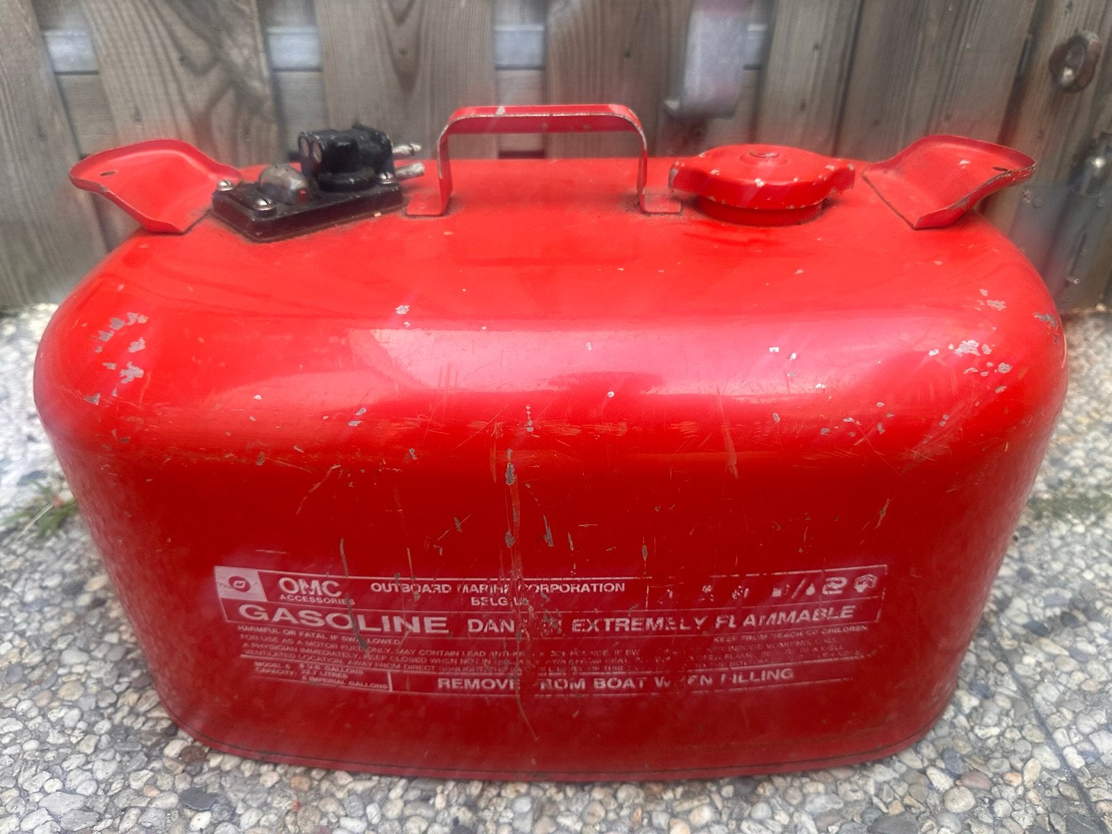 OMC Benzinetank 25L -, Ophalen of Verzenden, Gebruikt, Motor en Techniek