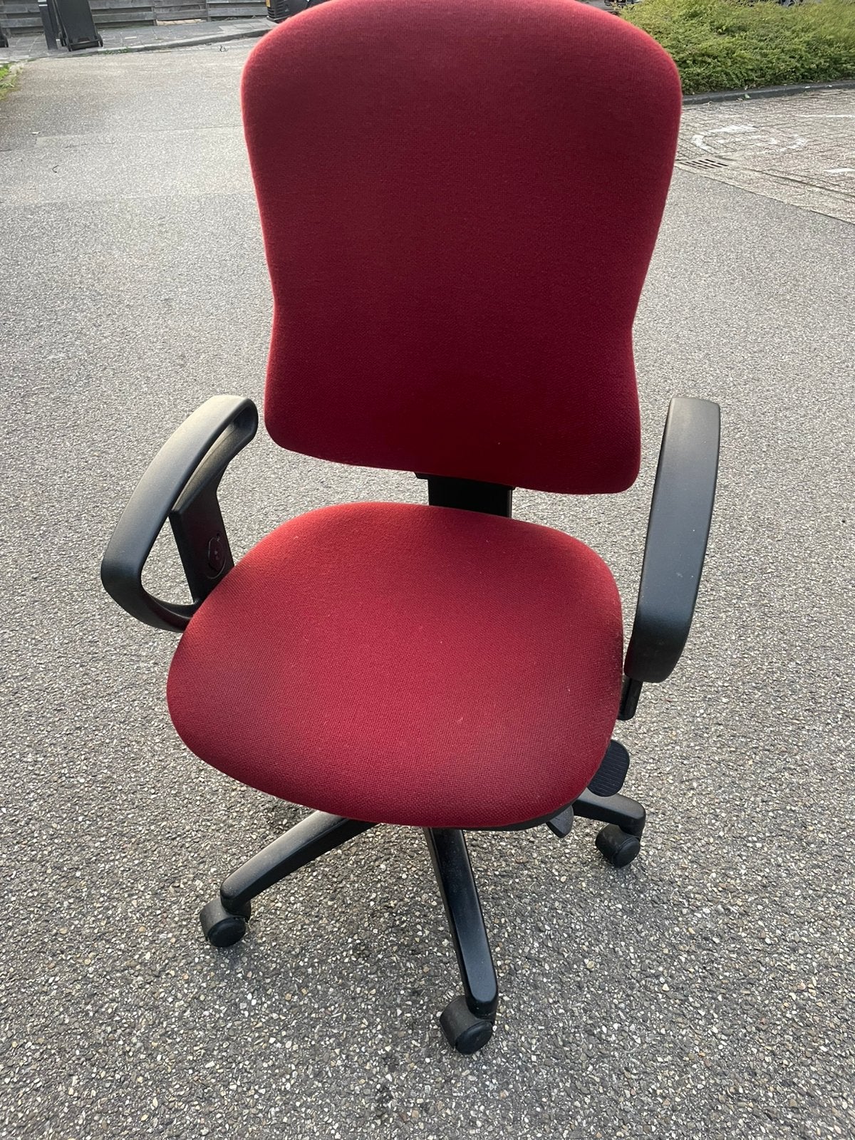 Bureaustoel, Ophalen, Gebruikt, Rood, Bureaustoel