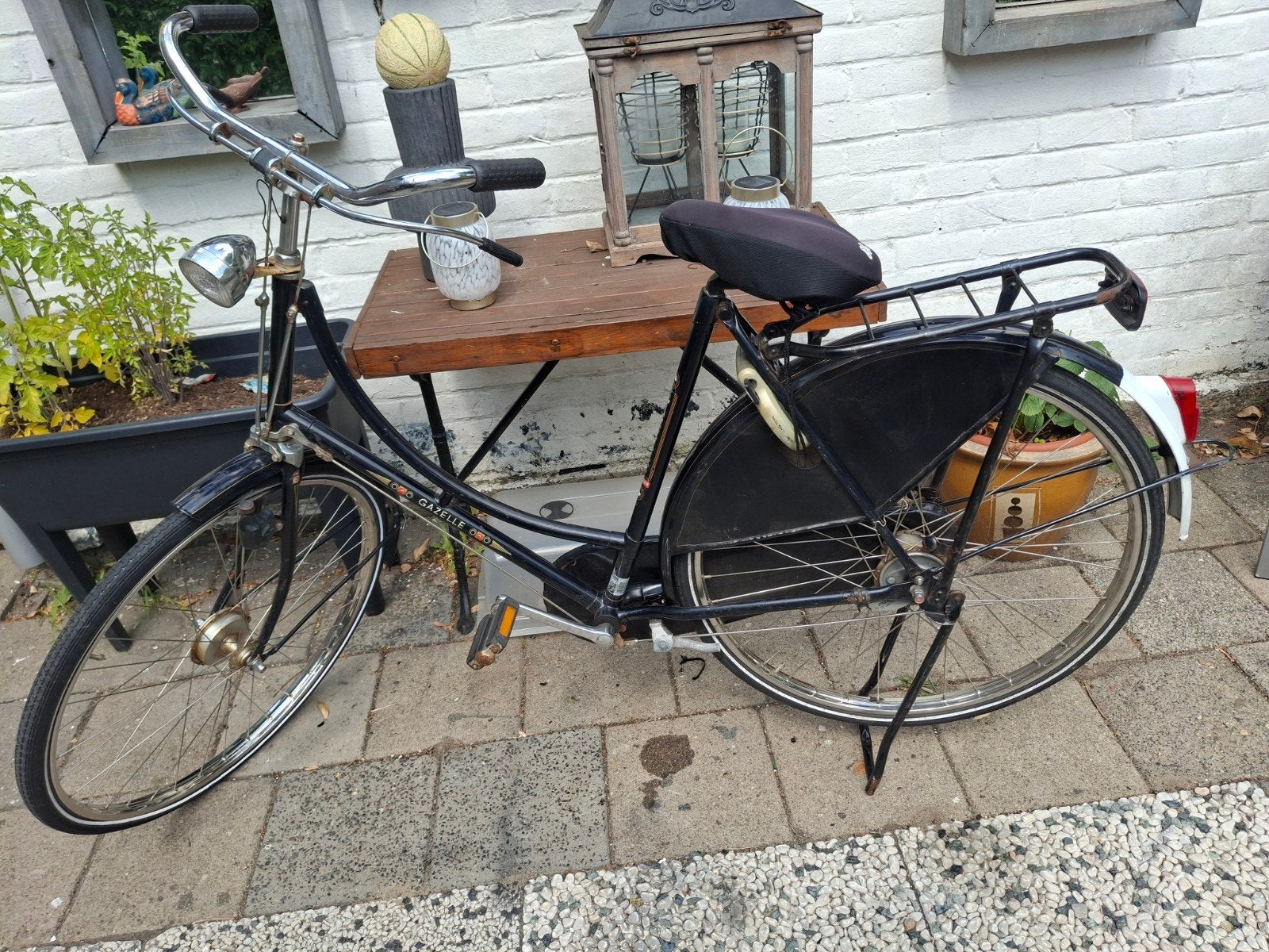 Gazelle damesfiets - Klassiek model, gebruikt, Fietsen en Brommers, Fietsen | Dames | Damesfietsen, Ophalen, Terugtraprem, Gazelle