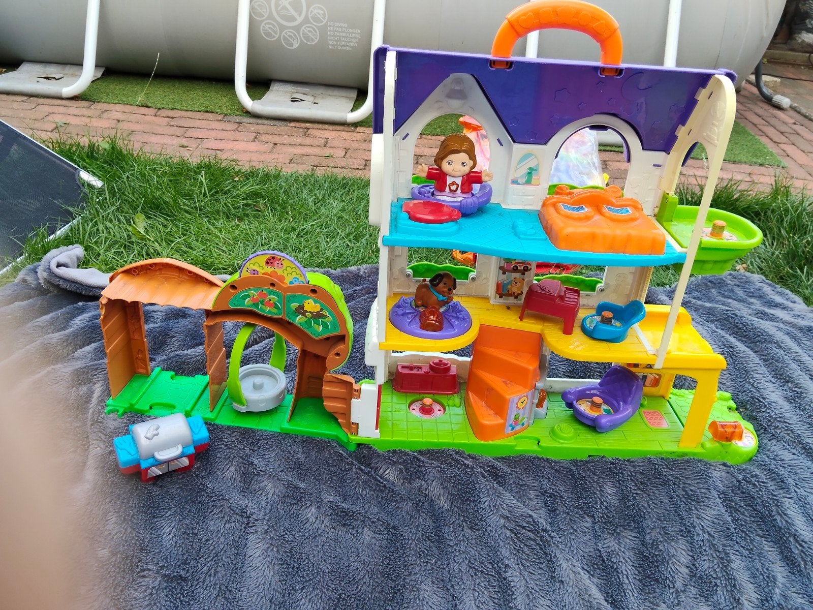 v tech, toet toet,Fisher Price BIEDEN, Ophalen, Zo goed als nieuw, 2 tot 4 jaar