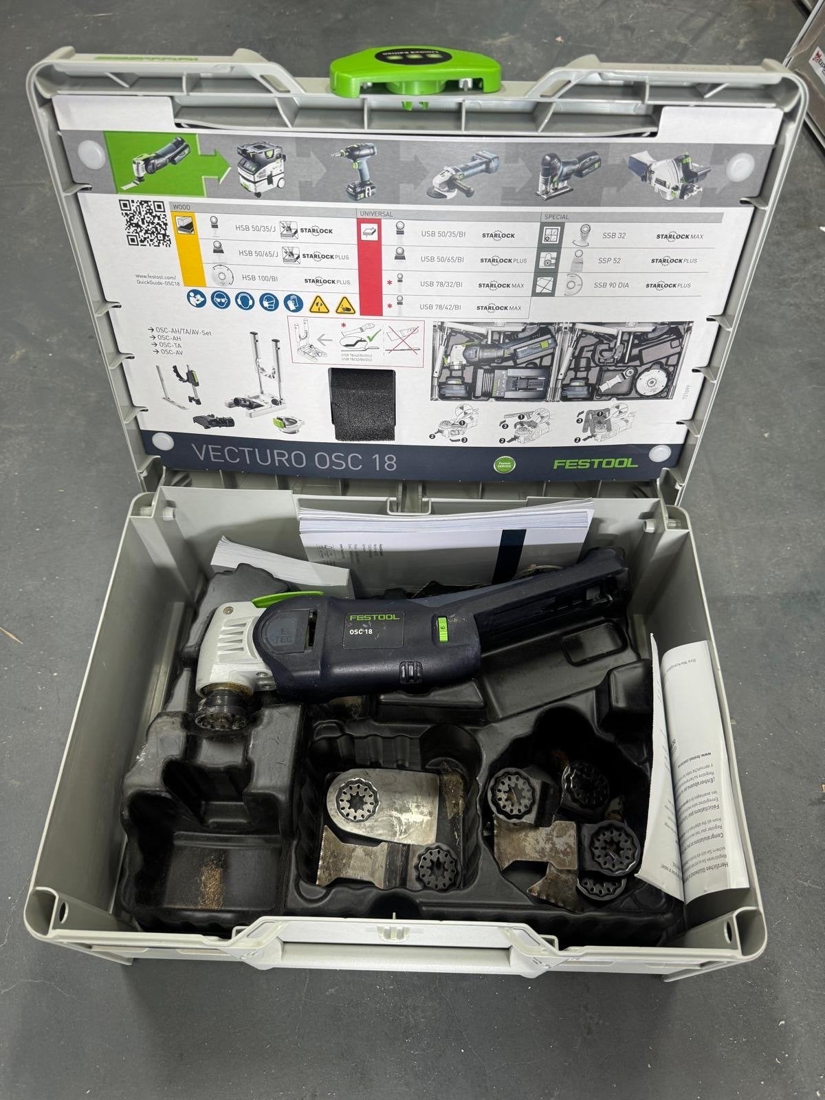 Festool Vecturo OSC 18 Multitool in Systainer, Ophalen, Gebruikt