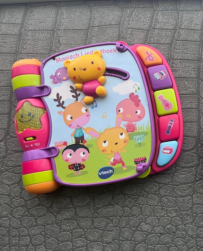 Vtech magisch liedjes boek met geluid en licht, Kinderen en Baby's, Speelgoed | Vtech, Ophalen, Zo goed als nieuw, 6 maanden tot 2 jaar