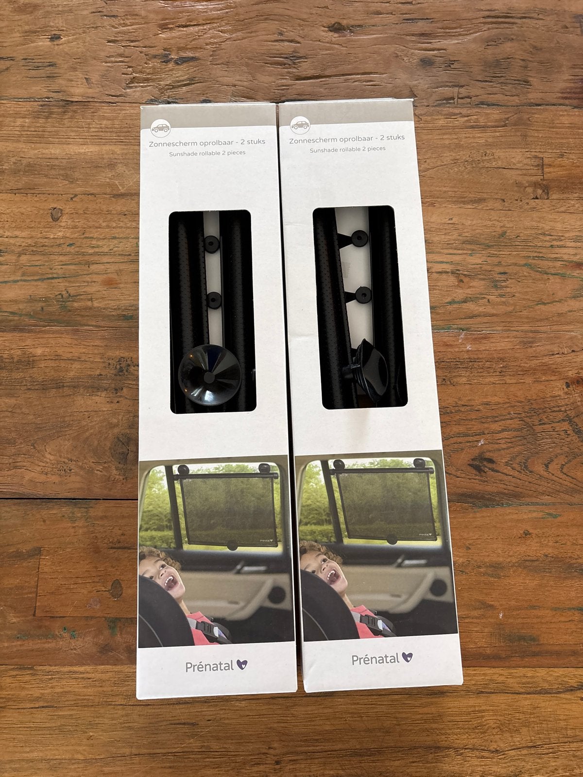 Prénatal oprolbaar zonnescherm auto - 2 stuks, Ophalen of Verzenden, Nieuw