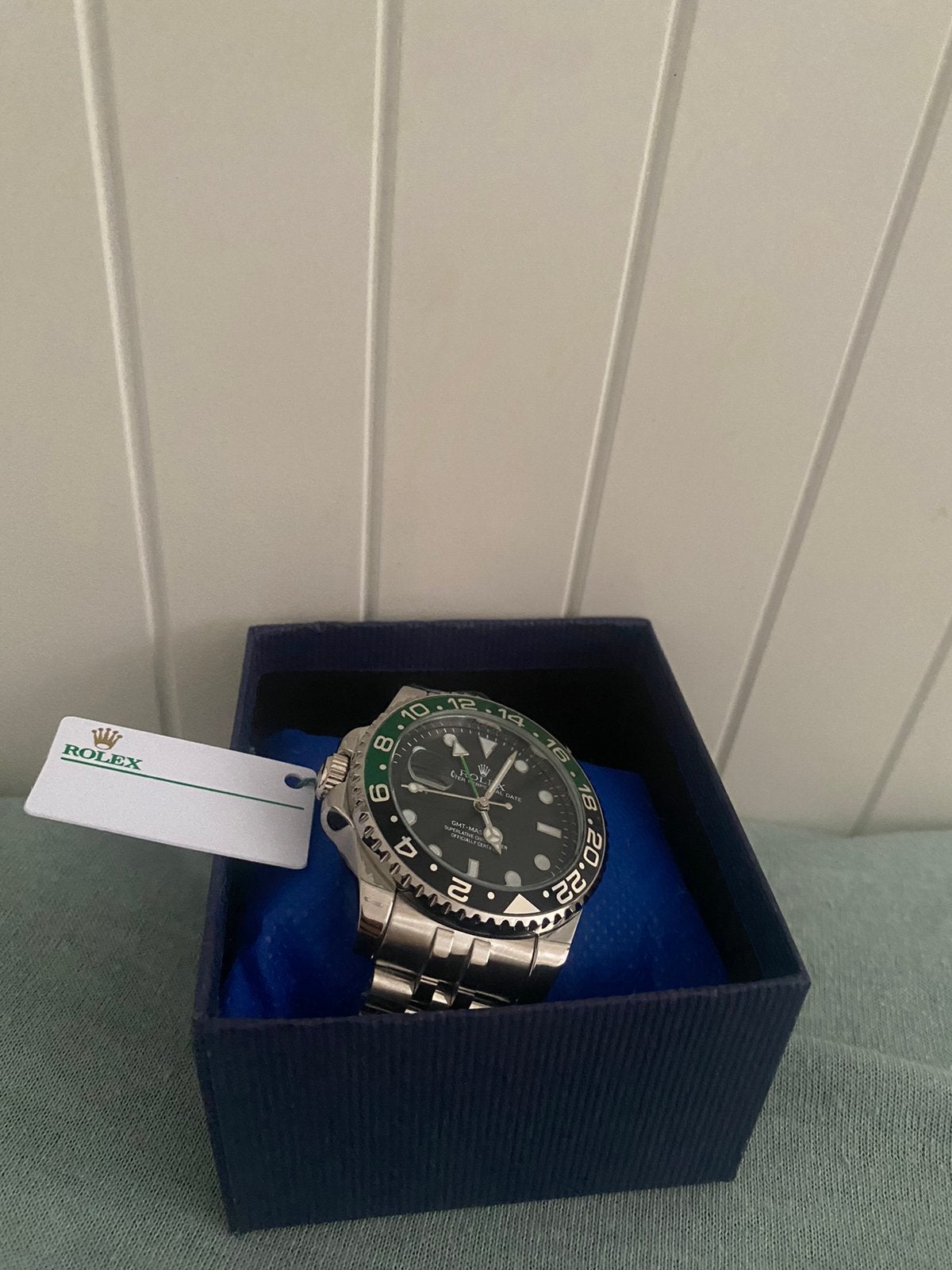 Mooie horloge, Ophalen, Rolex GMT Master II jubilee bruce wayne Rolex 3285 pepsi, Nieuw, Waterdicht