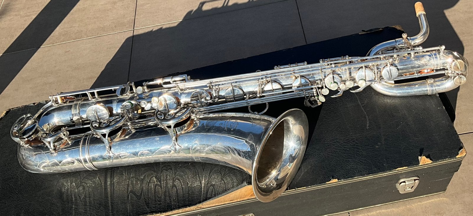 Selmer Paris Mark VI bariton saxofoon, Ophalen, Zo goed als nieuw, Bariton, Met koffer