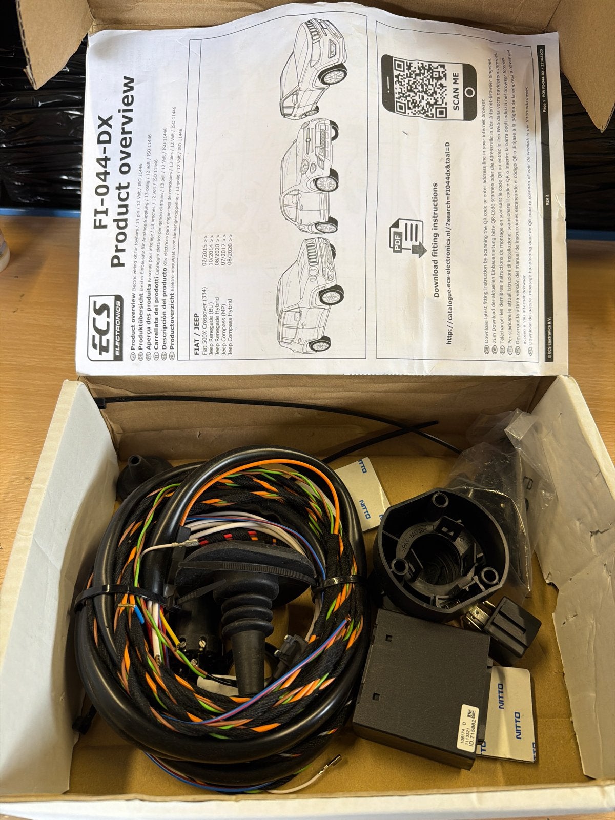 ECS Electronics Trekhaak Kabelset FI-044-DX Fiat/Jeep, Nieuw, Ophalen of Verzenden, Nvt, Nvt