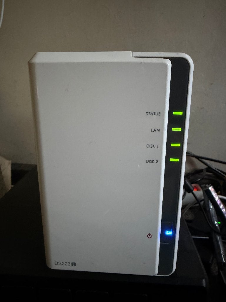 Synology DS223J met 6tb + 2tb HHD's, Ophalen of Verzenden, Zo goed als nieuw
