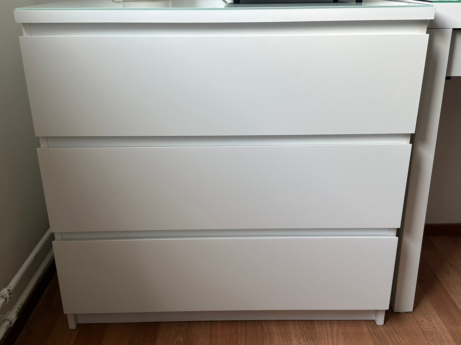 Ikea MALM Ladekast, Ophalen, 50 tot 100 cm, Zo goed als nieuw, 3 of 4 laden