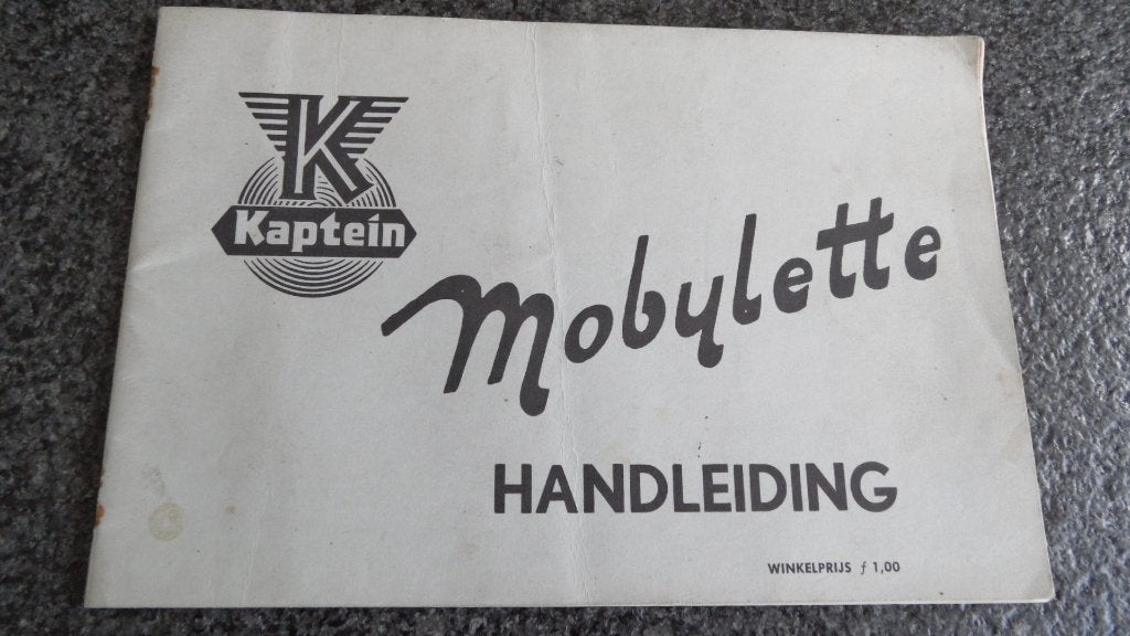 Mobylette oldtimerbromfiets 1955 handleiding, Fietsen en Brommers, Verzenden, Zo goed als nieuw