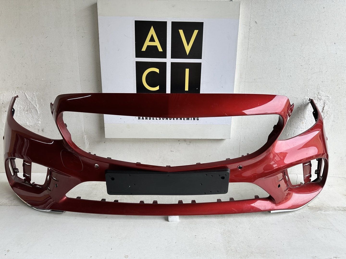 Mercedes c klasse w205 AMG FACELIFT voorbumper A2058856002, Gebruikt, -, Voor, Ophalen of Verzenden