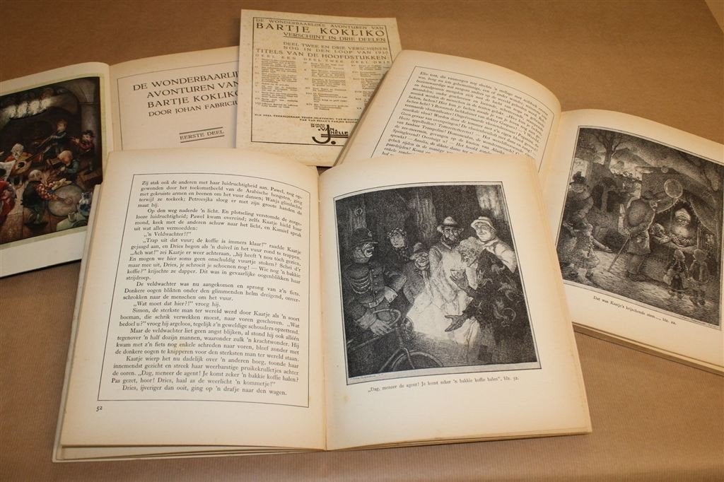 Bartje Kokliko [1930] — Complete Set van Johan Fabricius, Boeken, Ophalen of Verzenden, Gelezen