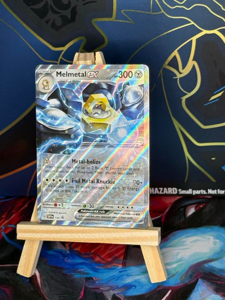 Melmetal GX Pokémon kaart - Foil, Ophalen of Verzenden, Zo goed als nieuw, Losse kaart, Foil