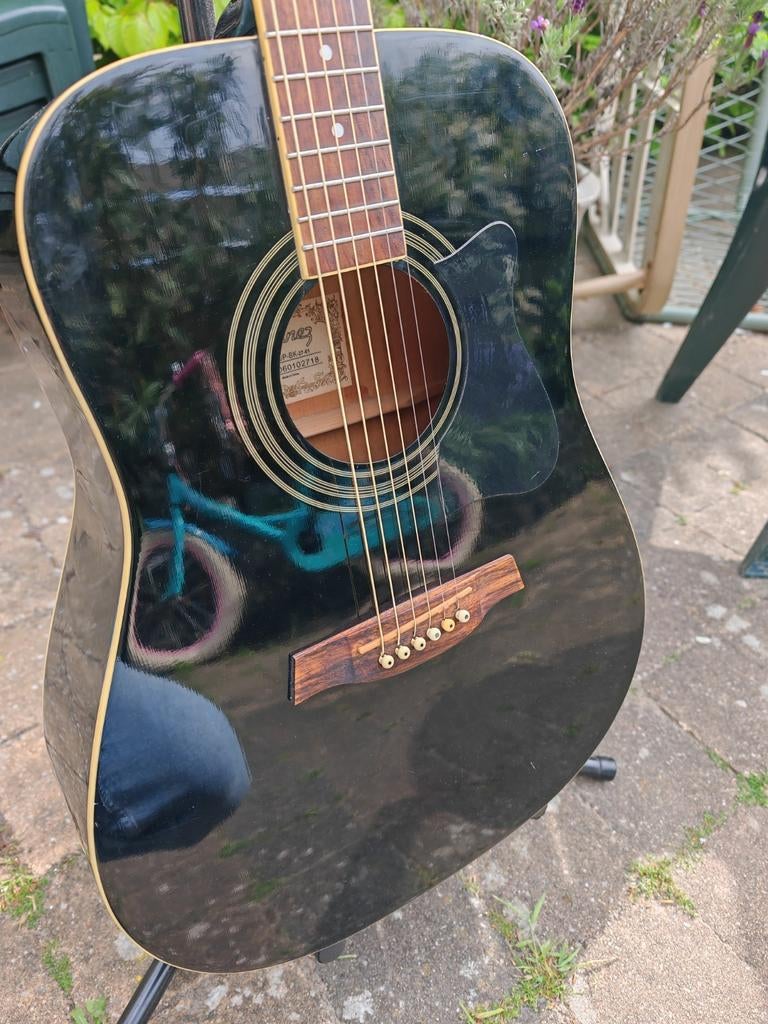 Ibanez V50 Western gitaar - Zwart, Muziek en Instrumenten, Ophalen, Gebruikt, Western- of Steelstringgitaar