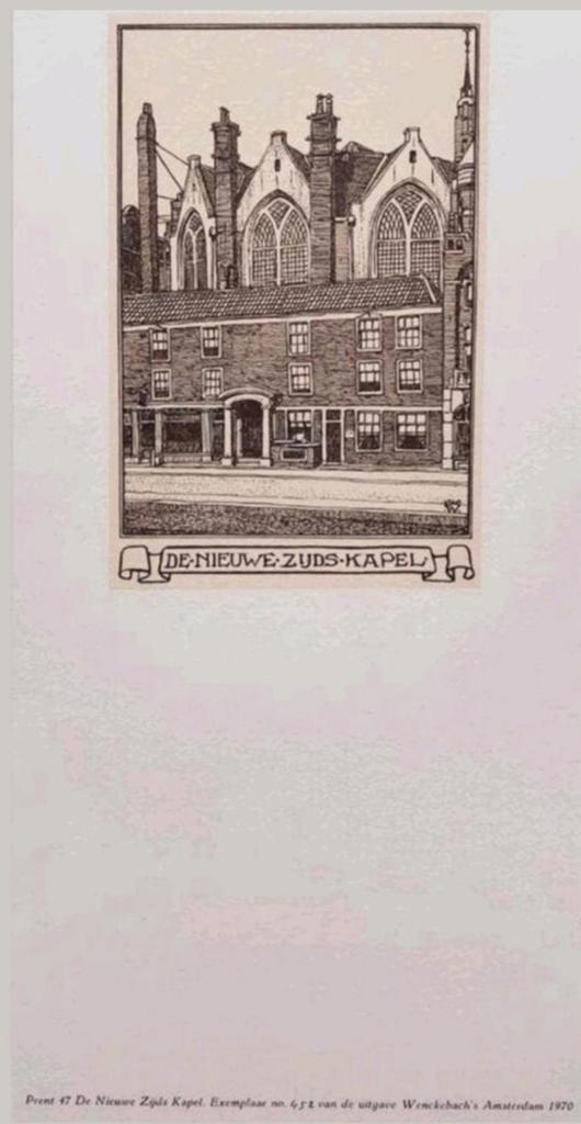 De Nieuwe-Zijds Kapel  ... Amsterdam  ..., Ophalen of Verzenden