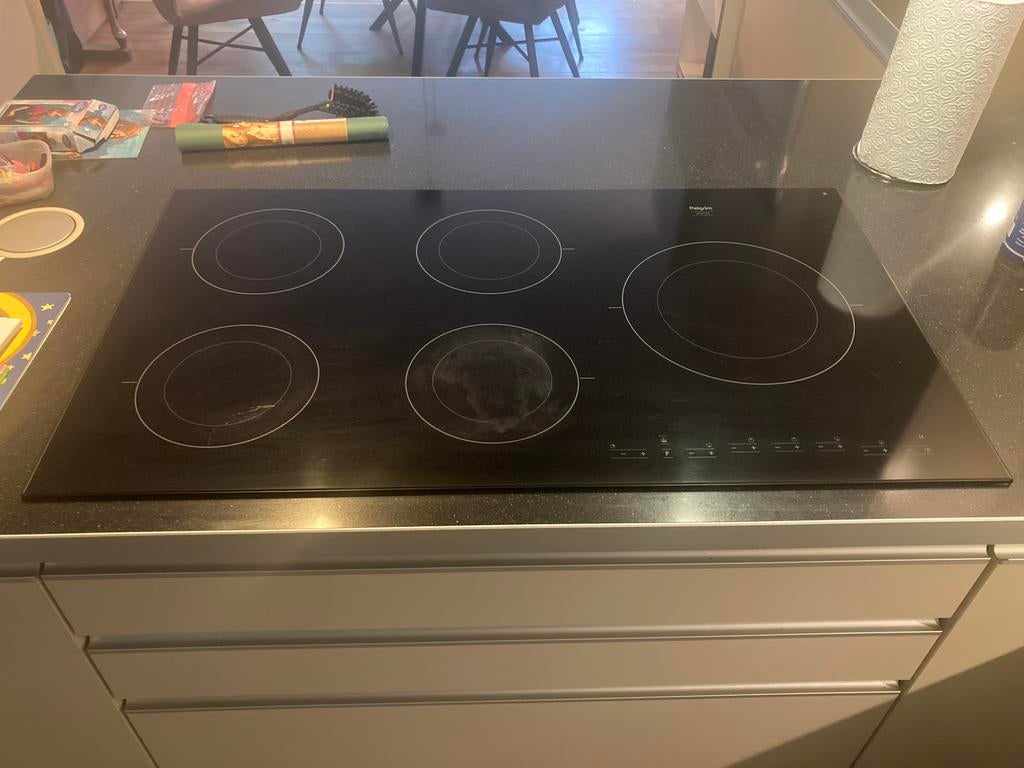 Pelgrim inductieplaat 90cm, Witgoed en Apparatuur, Kookplaten, Ophalen, Gebruikt, Inbouw, Inductie