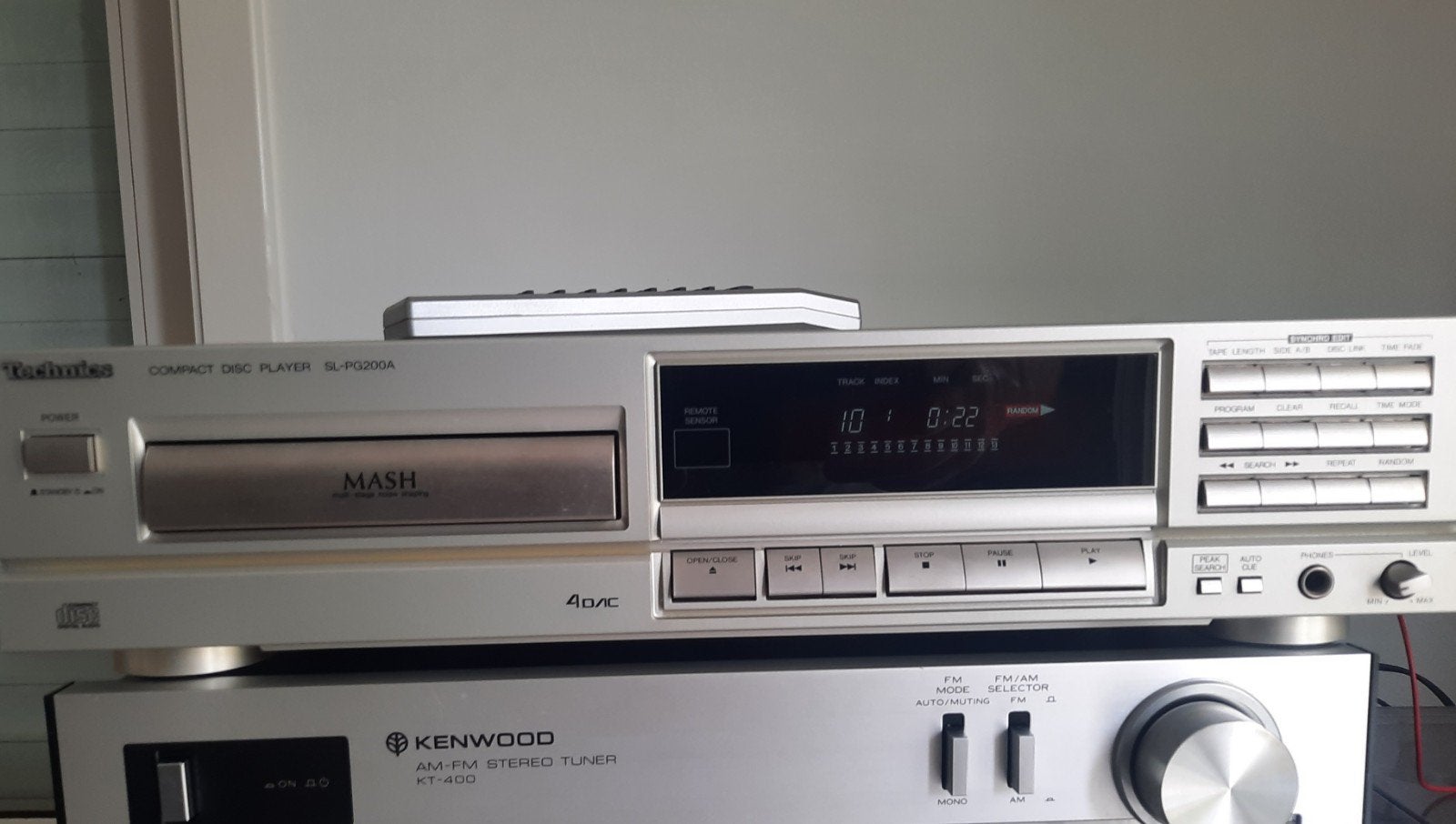 Technics SL-PG200A cd-speler met afstandbediening., Audio, Tv en Foto, Cd-spelers, Ophalen, Gebruikt, Technics