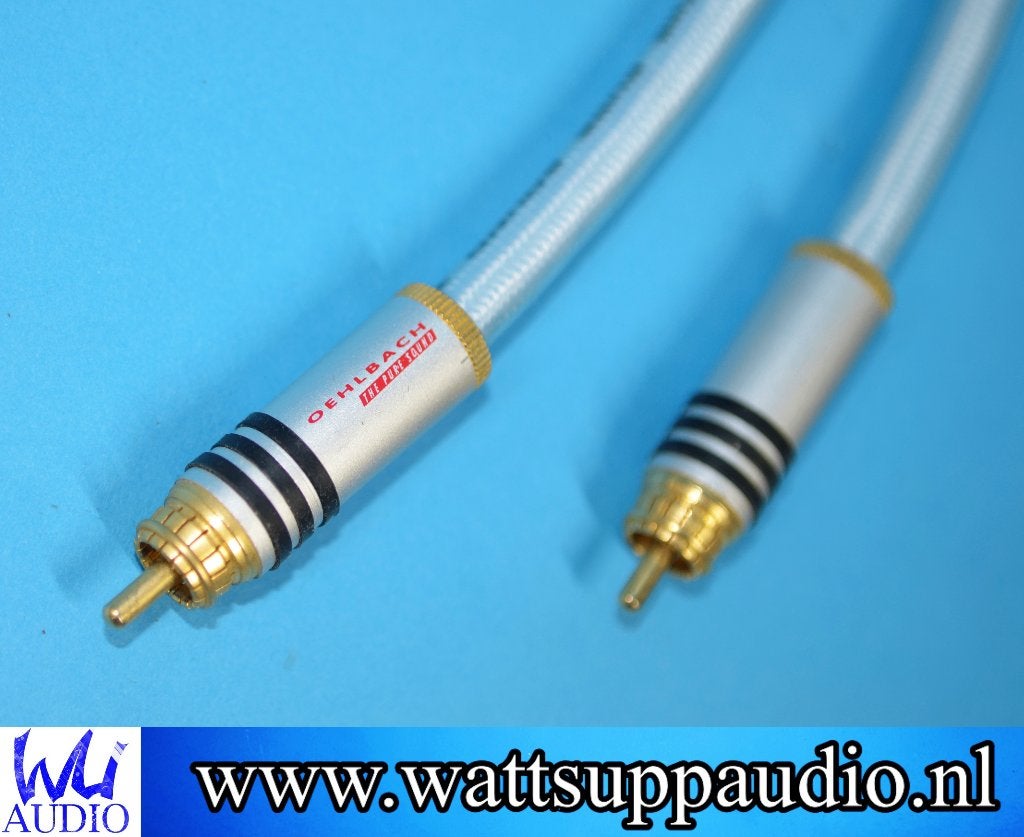 Oehlbach OB-13200 XXL Series 2 Cinch/RCA Hi-end Kabel, Auto diversen, ., Ophalen of Verzenden, Zo goed als nieuw, .