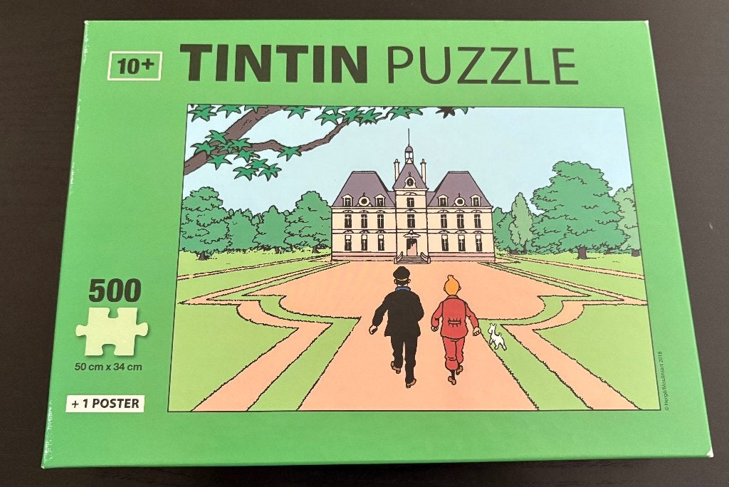Kuifje puzzel Tintin - Molensloot Moulinsart, Ophalen of Verzenden, Kuifje
