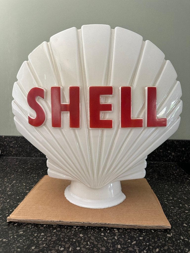Originele SHELL 7 inch globe benzine pomp benzinepomp globe., Verzamelen, Ophalen of Verzenden, Gebruikt, Gebruiksvoorwerp