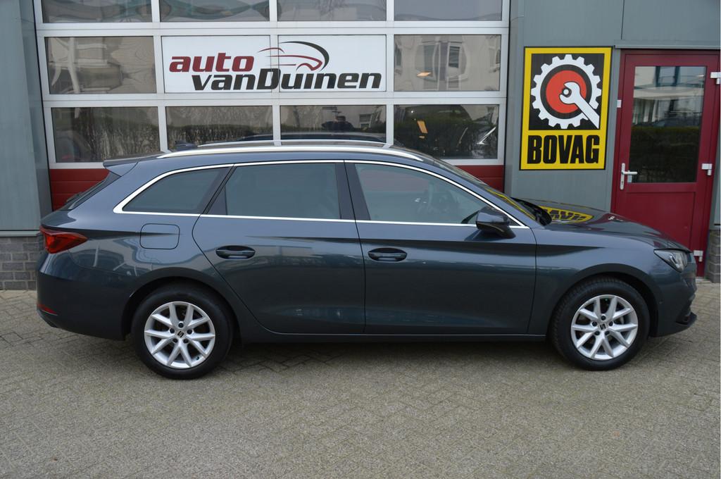 SEAT Leon Sportstourer 1.5 eTSI Style Launch Edition O.a: Ca, Stof, 4 cilinders, Leon, 163 pk