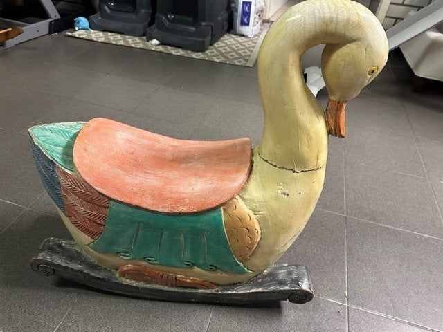 Hobbel Gans hout massief, Ophalen, Gebruikt