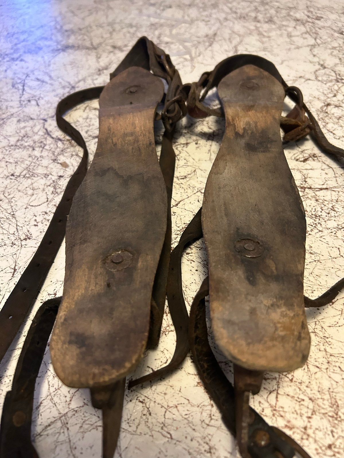 Antieke Friese doorlopers schaatsen - R. Nauta Hz Yls, Antiek en Kunst, Ophalen of Verzenden