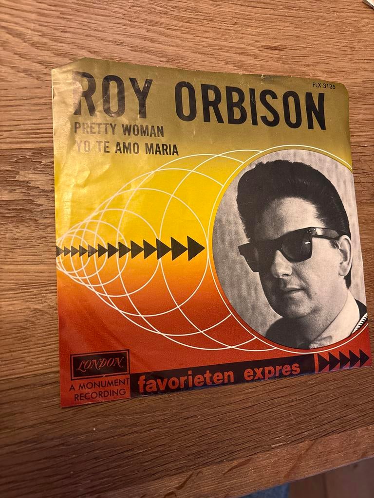 Roy Orbison - Pretty Woman / Yo Te Amo Maria (Single), Gebruikt, Single, Ophalen of Verzenden, Pop