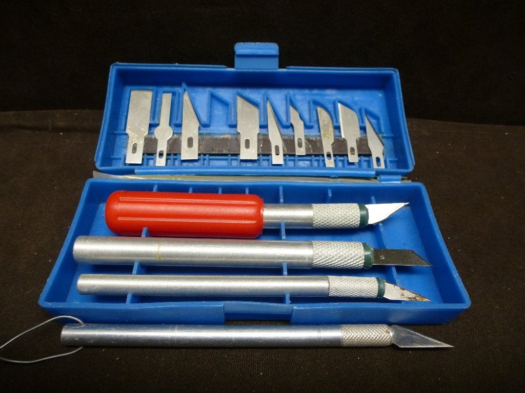 Hobby messen | professioneel RVS precisiesnijset | 16 delig, Ophalen of Verzenden, Zo goed als nieuw, Overige typen, Overige merken