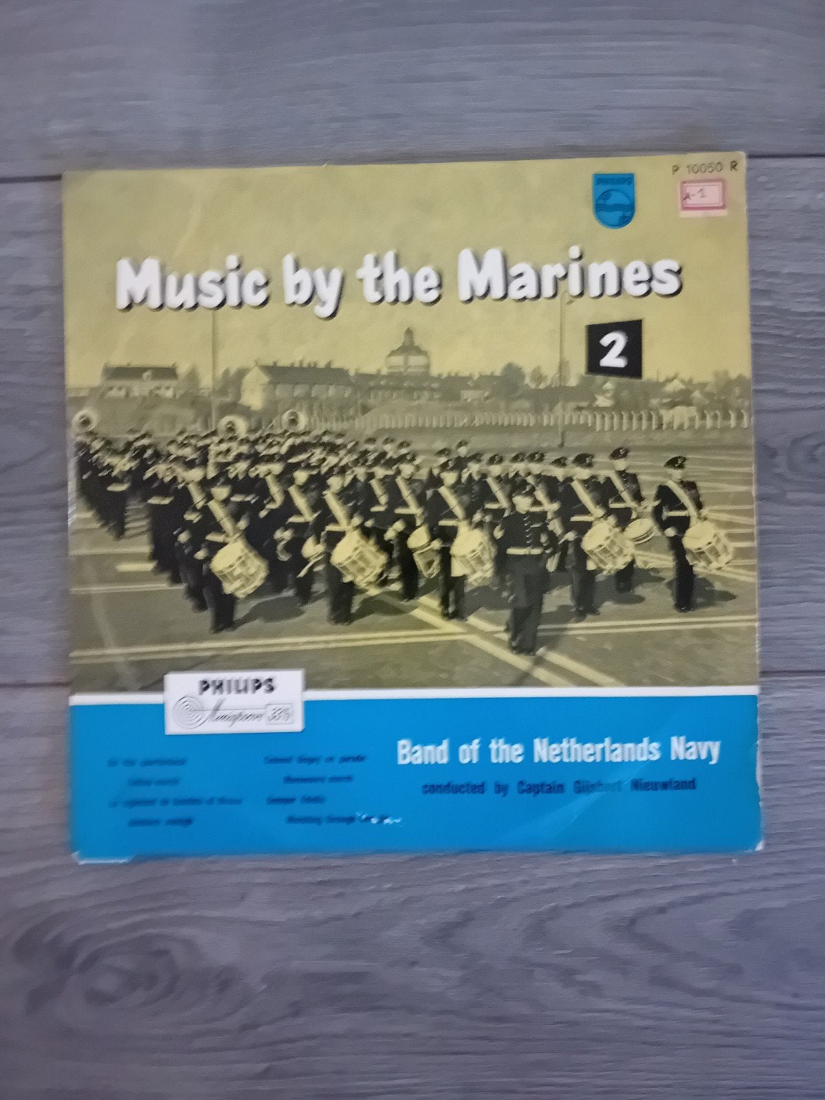 Music by the Marines 2 - Band of the Netherlands Navy LP, LP, Gebruikt, Overige genres, Ophalen of Verzenden